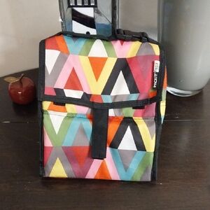 Insulated Packit Freezable Geometric Lunch Bag - Multicolor/L-Lunch/Freezer  Bag
